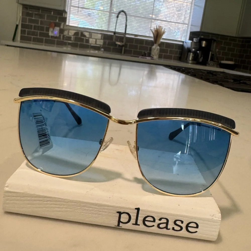 ONE DAY SALE✨ BALMAIN unisex Gold and Blue Sunglasses